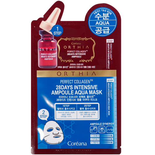 Coreana Orthia Perfect Collagen™ 28 Days Intensive Ampoule Aqua Mask