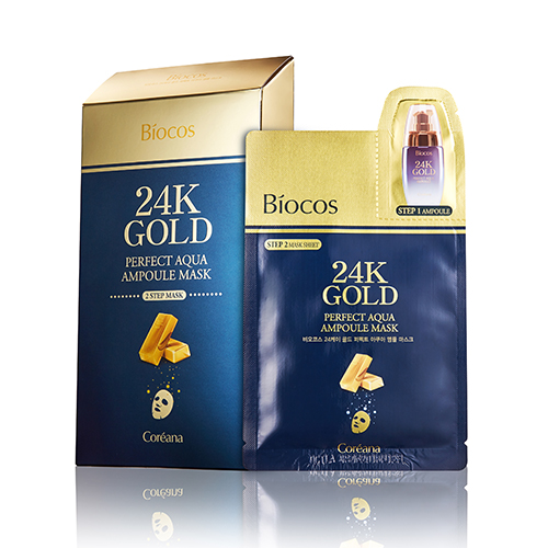 Biocos 24k Gold Perfect Aqua Ampoule Mask